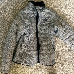 The North Face reversible winter coat.